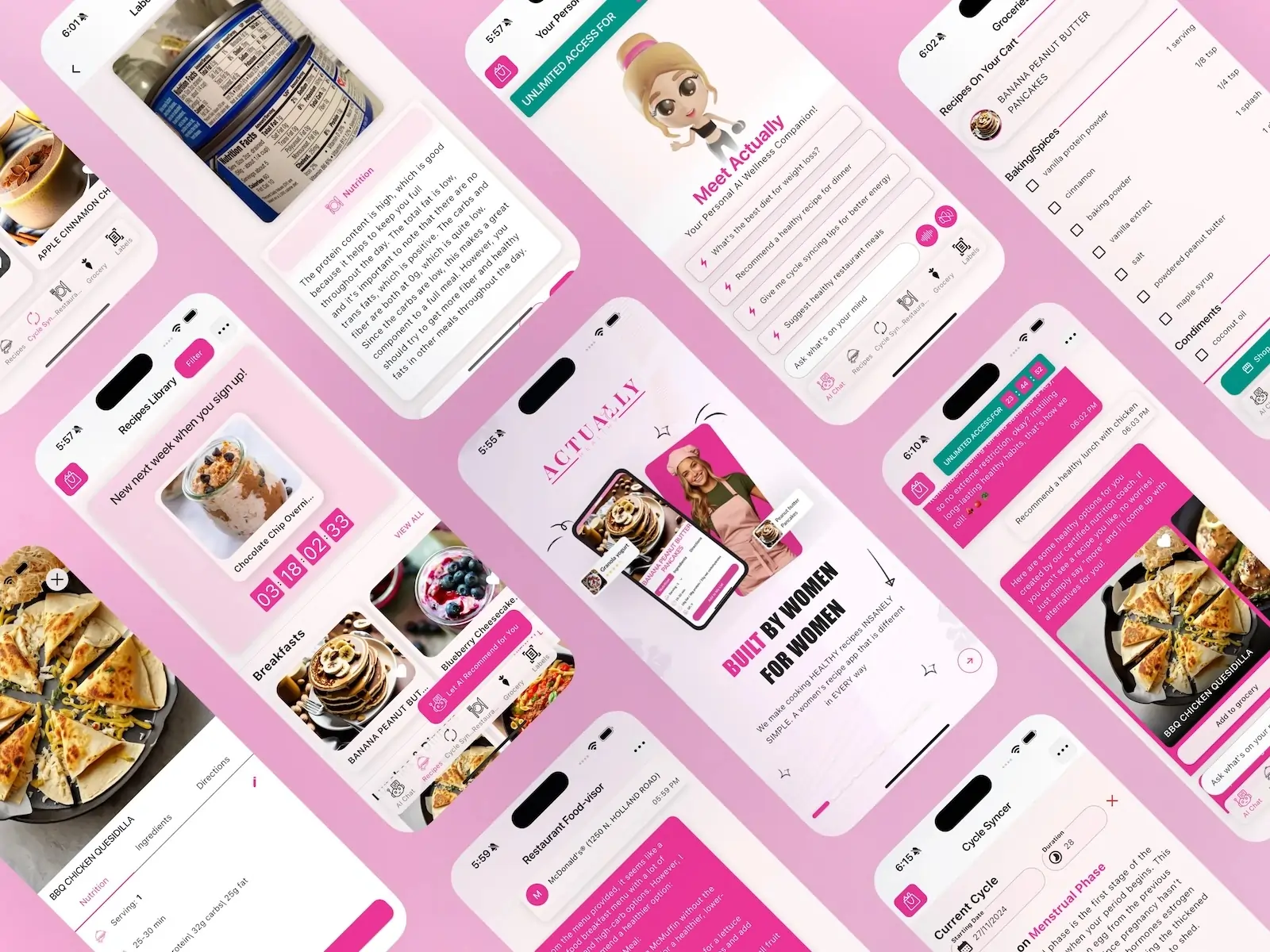 Actually Healthy nutrition assistant app